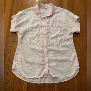 Anthropologie Cloth & Stone Button Up Short Sleeve Shirt